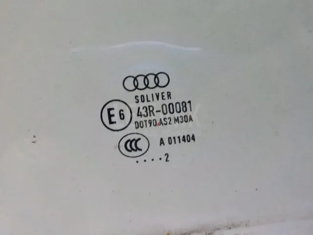 Стекло двери задней левой для  Audi Q3 (8U) 2012-2018