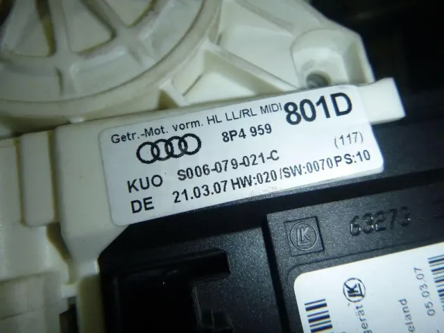 Стеклоподъемник электр. задний левый для  Audi A4 [B8] 2007-2015