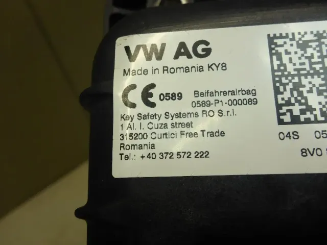 Подушка безопасности пассажирская (в торпедо) для  Citroen C3 2002-2009