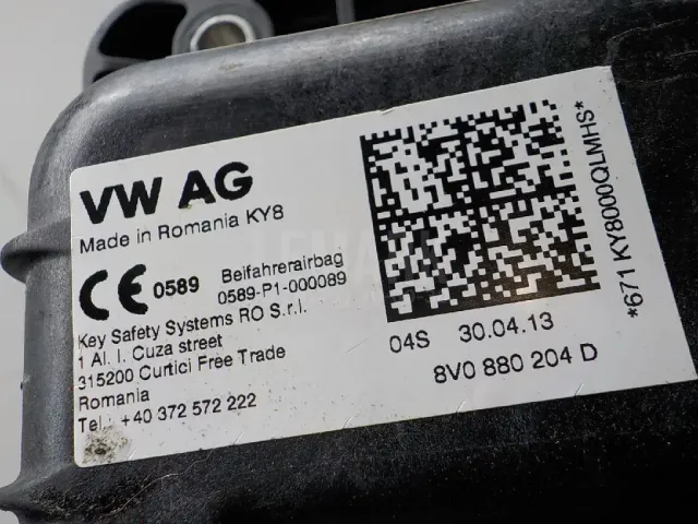 Подушка безопасности пассажирская (в торпедо) для  BMW X3 E83 2004-2010