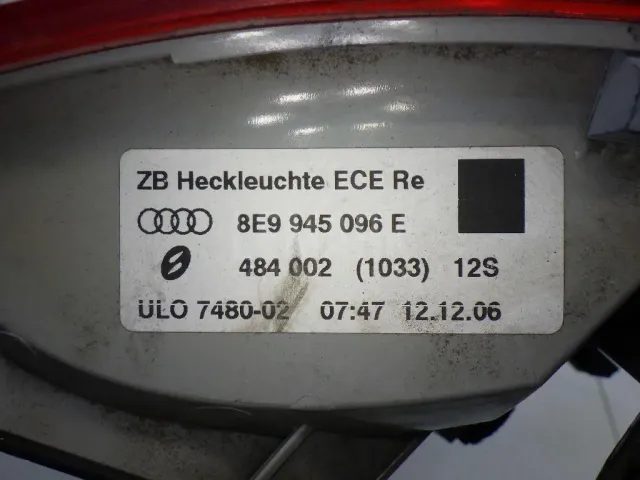 Фонарь задний наружный правый для  Audi A5/S5 [8F] Cabrio 2010-2016