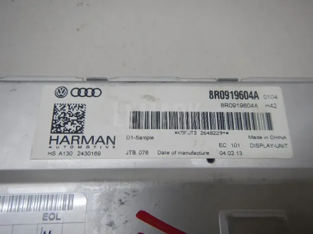 Дисплей информационный для  Audi Allroad quattro 2012-2019