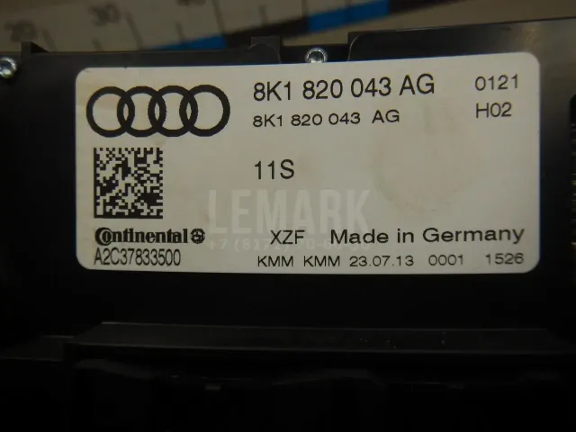 Блок управления климатической установкой для  Audi A8 [4H] 2010-2017