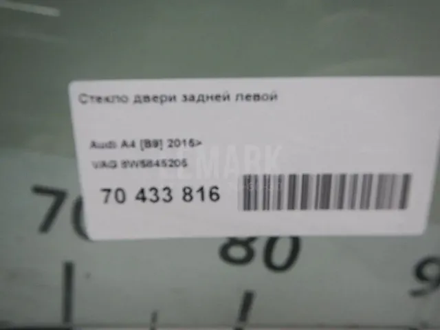 Стекло двери задней левой для  Bentley Continental Flying Spur 2005-2013