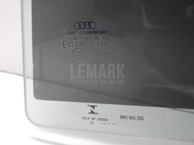 Стекло двери задней левой для  Audi Allroad quattro 2006-2012