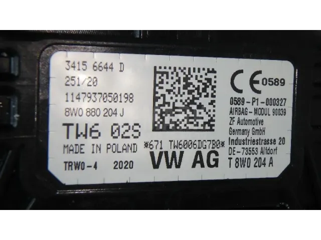 Подушка безопасности пассажирская (в торпедо) для  Chevrolet Evanda 2004-2006