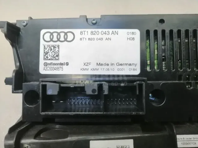 Блок управления климатической установкой для  Audi A1 (8X) 2010-2018