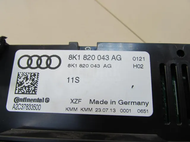 Блок управления климатической установкой для  Audi A4 [B8] Allroad 2009-2015