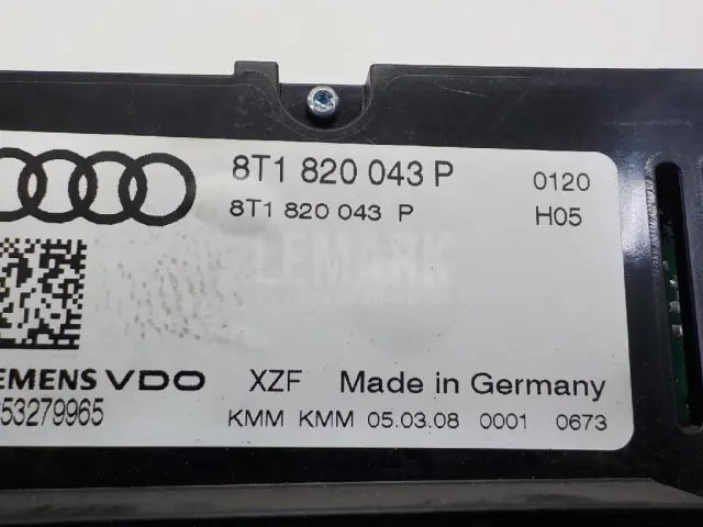 Блок управления климатической установкой для  Audi A1 (8X) 2010-2018