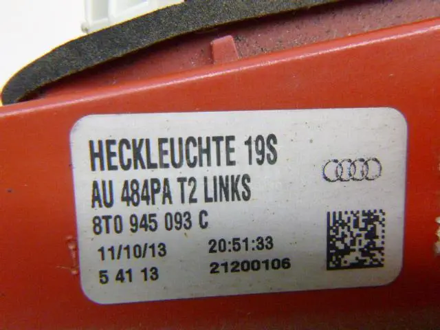 Фонарь задний внутренний левый для  Audi A4 [B7] 2005-2007