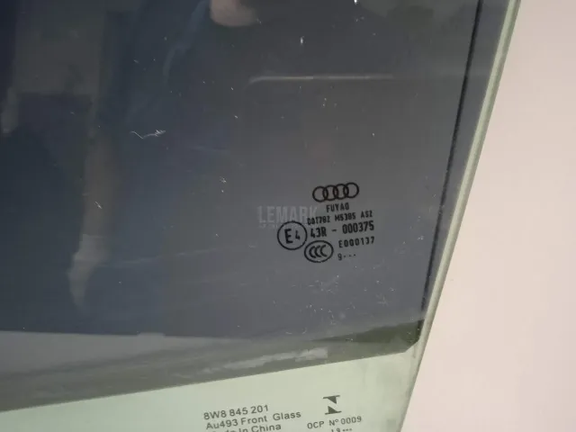 Стекло двери передней левой для  Audi 100 [C4] 1991-1994