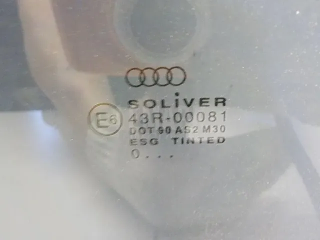 Стекло двери задней правой для  Audi 100 [C4] 1991-1994