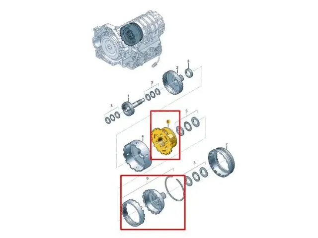 Планетарный механизм для  Ford Kuga 2008-2012