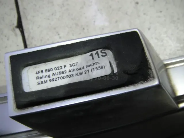 Рейлинг правый (планка на крышу) для  Audi A8 [4D] 1994-1998