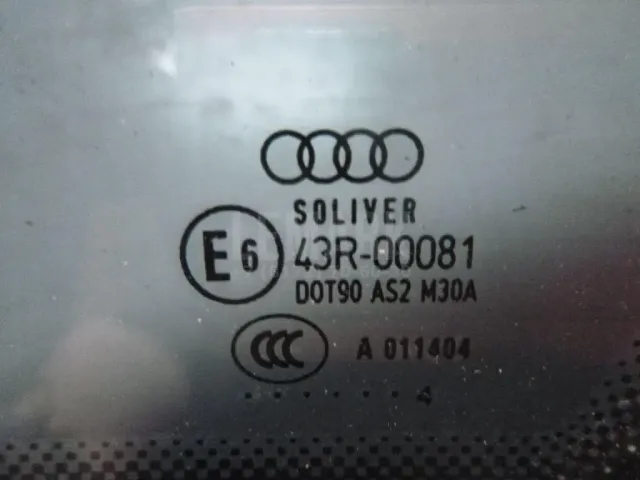 Стекло кузовное глухое правое для  Audi 100 [C4] 1991-1994