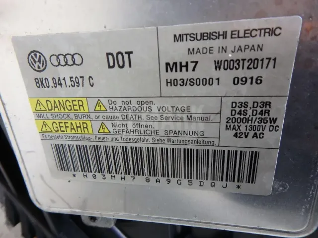 Фара левая для  Audi TT(8J) 2006-2015