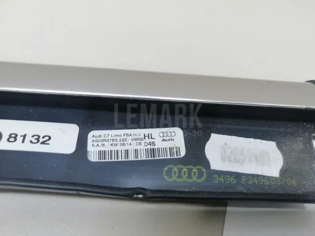 Накладка стекла заднего левого для  Audi A7 (4G8) 2011-2018
