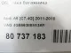 Обшивка багажника для  Audi A7 (4G8) 2011-2018