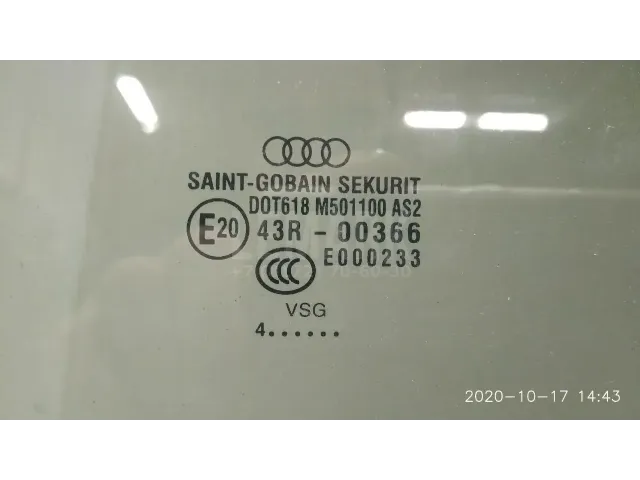 Стекло двери задней левой для  Audi Q5 [FY] 2017