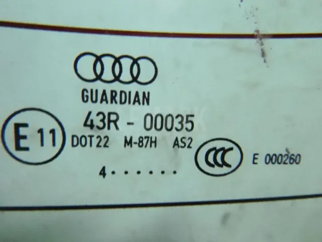 Стекло заднее для  Audi 80/90 [B3] 1986-1991