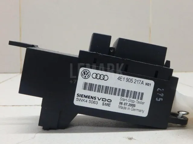 Кнопка запуска двигателя для  Audi A3 [8V] 2013-2020