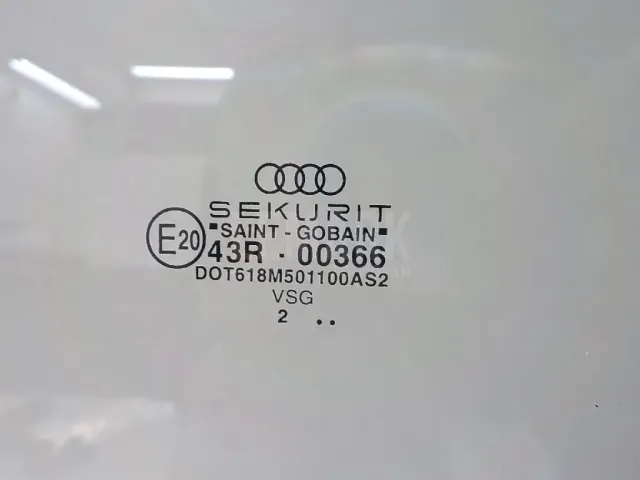 Стекло двери задней левой для  Audi 80/90 [B3] 1986-1991