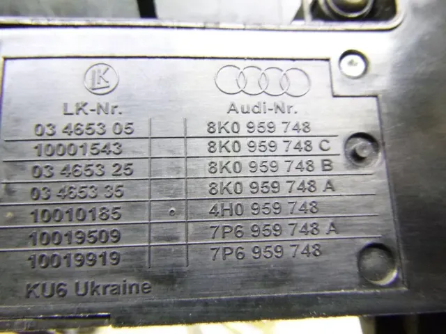 Кнопка регулировки сиденья для  Audi Q5 [8R] 2008-2017
