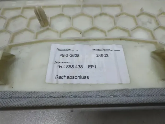 Обшивка потолка для  Audi A4 [B6] 2000-2004