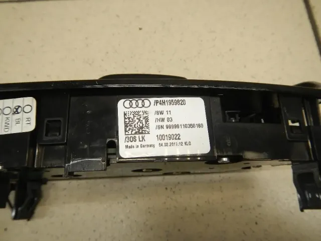 Кнопка регулировки сиденья для  Audi Allroad quattro 2006-2012