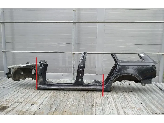 Порог со стойкой левый для  Audi Allroad quattro 2006-2012