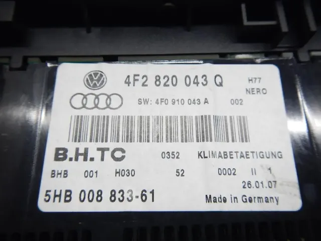 Блок управления климатической установкой для  Audi A7 (4G8) 2011-2018
