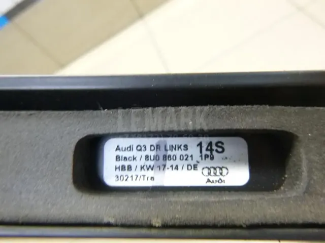 Рейлинг левый (планка на крышу) для  Fiat 500 2008