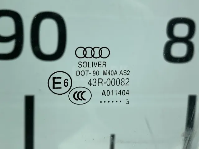 Стекло двери передней левой для  Audi 80/90 [B3] 1986-1991