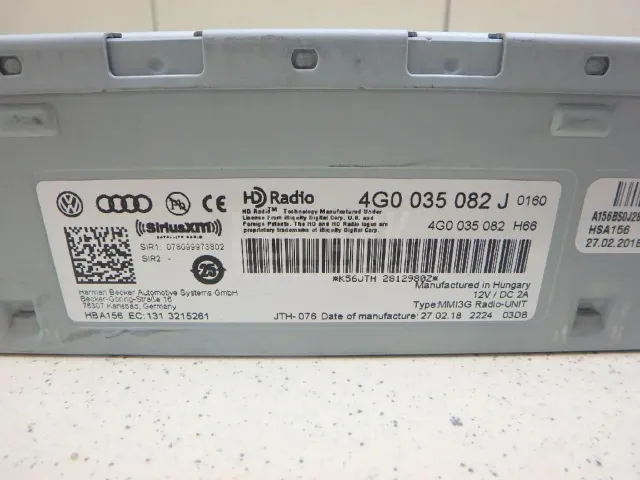 Магнитола для  Audi Q8 (4MN) 2018