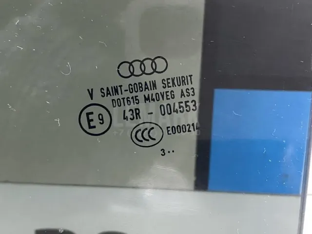 Стекло двери задней левой для  Audi Allroad quattro 2000-2005