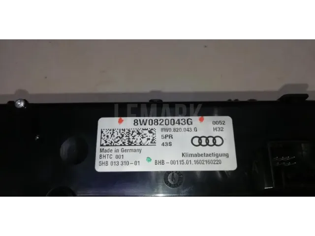 Блок управления климатической установкой для  Audi A4 [B8] 2007-2015