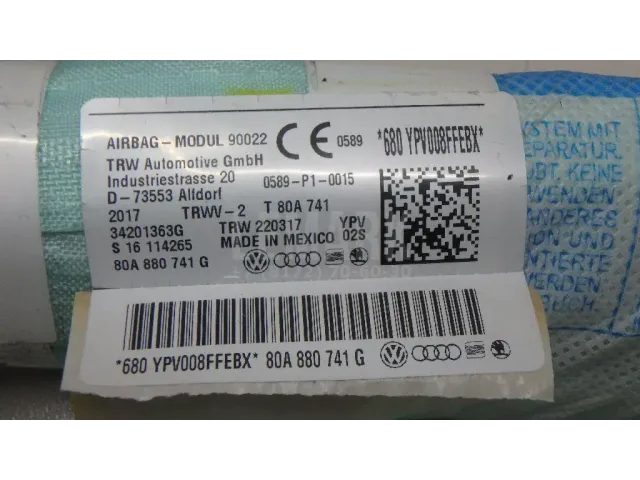 Подушка безопасности боковая (шторка) для  Audi A4 [B9] 2015