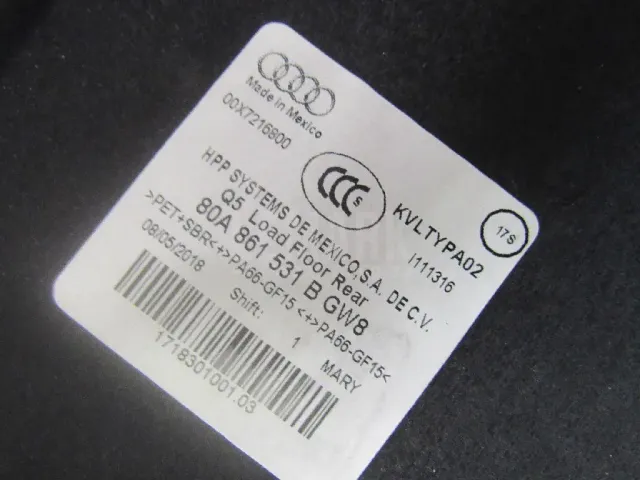 Пол багажника для  Audi Allroad quattro 2000-2005