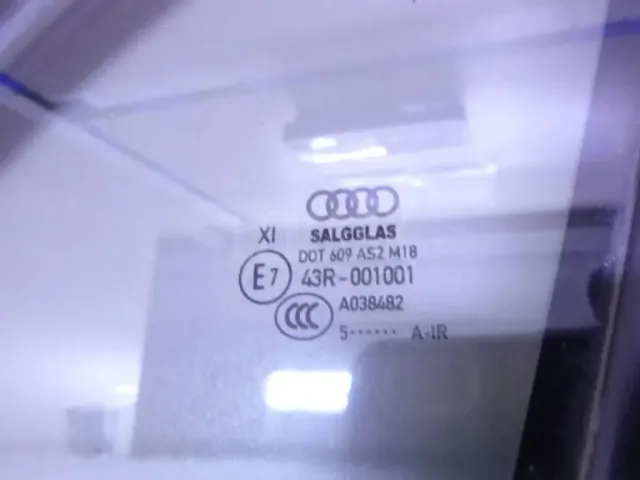 Стекло двери передней левой (форточка) для  Audi 80/90 [B2] 0-1986