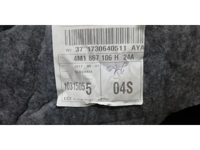 Обшивка двери передней правой для  Audi A4 [B6] 2000-2004