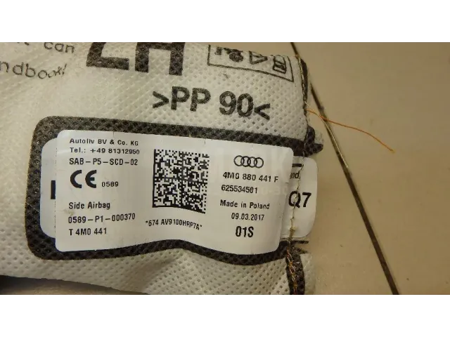 Подушка безопасности боковая (в сиденье) для  Audi A4 [B6] 2000-2004