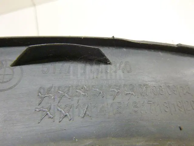 Накладка заднего крыла правого для  BMW 5-serie F10/F11 2009-2016
