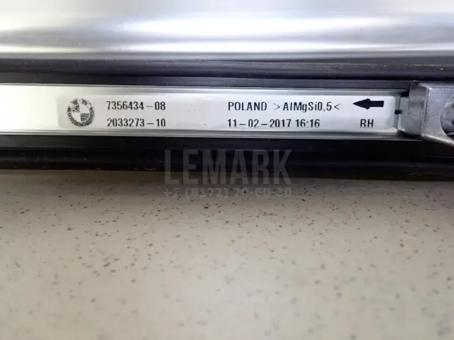 Рейлинги к-кт (планки на крышу) для  BMW 3-serie F30/F31/F80 2011-2020