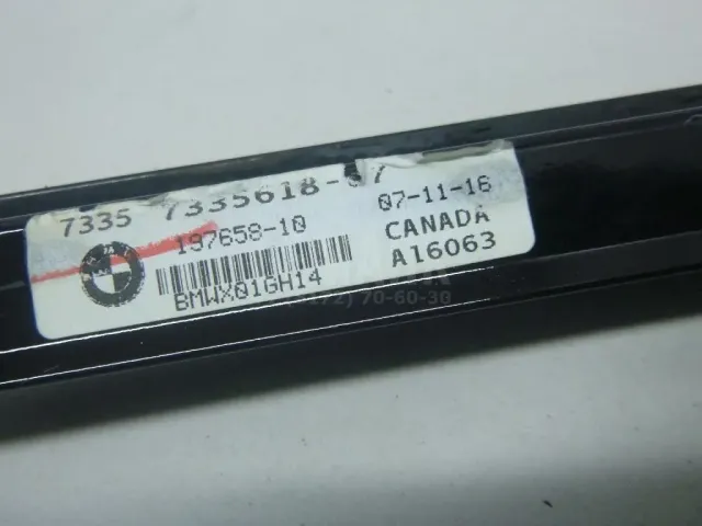 Направляющая стекла двери для  BMW X1 E84 2009-2015