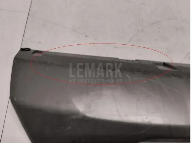 Накладка переднего бампера для  Fiat Doblo 2001-2005