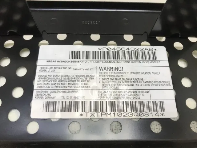 Подушка безопасности пассажирская (в торпедо) для  BMW 4-serie F32/F33/F82 2012-2020