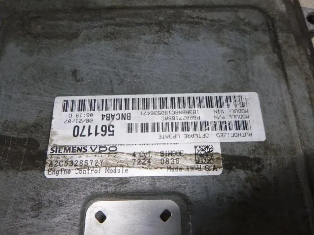 Блок управления двигателем для  Chrysler Sebring 2006-2010