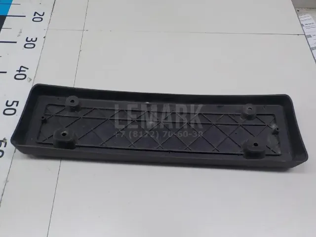 Накладка переднего бампера под номер для  Citroen C3 2002-2009