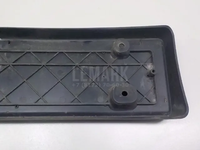 Накладка переднего бампера под номер для  Citroen C3 2002-2009
