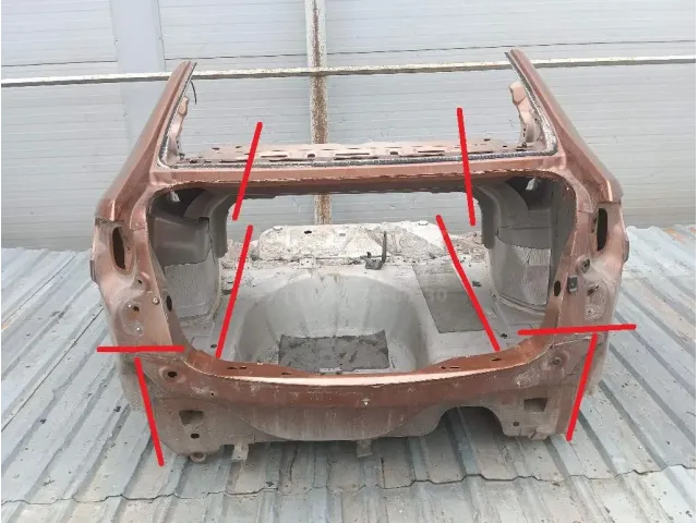 Панель задняя для  BMW X6 F16/F86 2014-2020